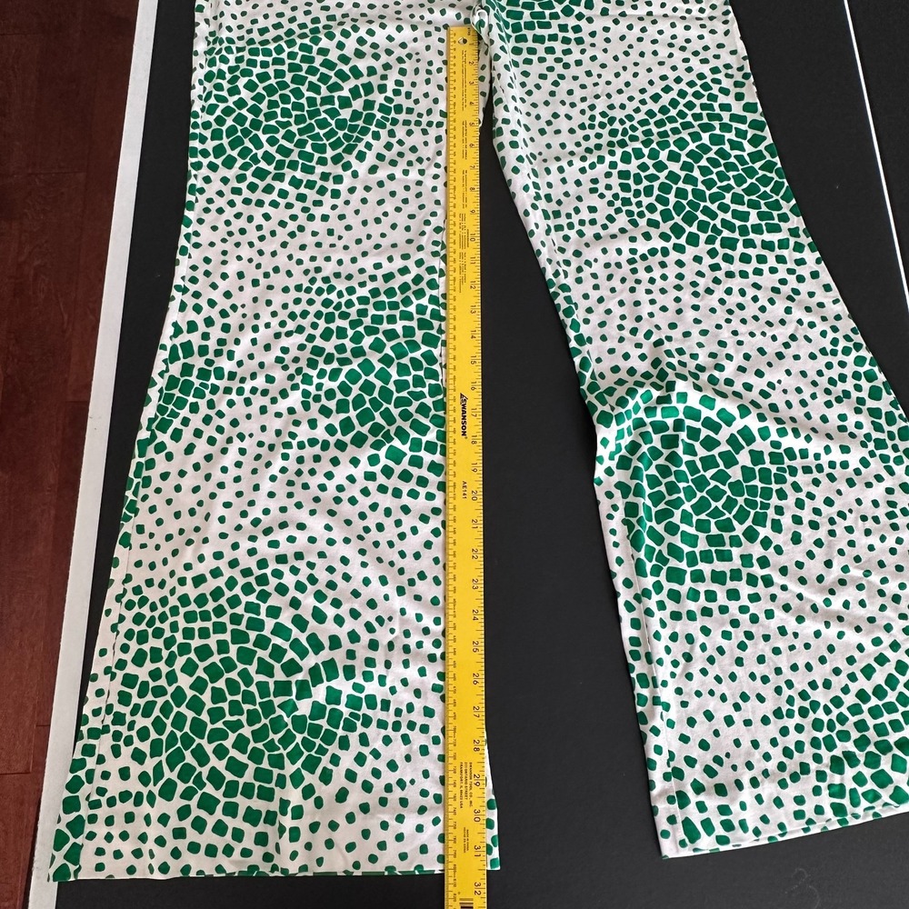 NWT Diane von Furstenberg Cloud Mosaic 'Finn' Silk Blend Pants (L) - Picture 9 of 9
